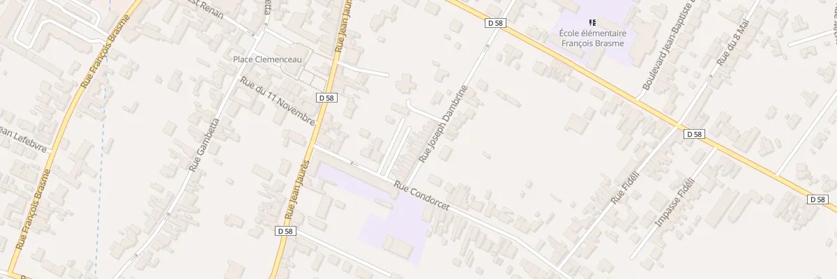Plan du 20 Rue Joseph Dambrine à Bully-les-Mines