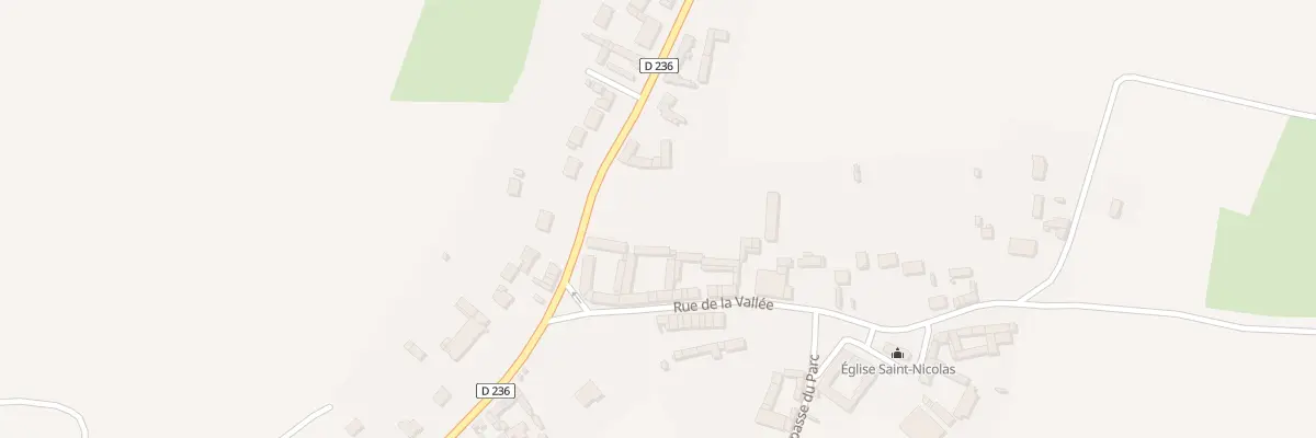 Plan du 1 Rue de la Vallée à Framerville-Rainecourt