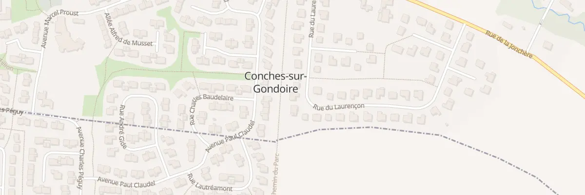 Plan du 18 Rue du Laurençon à Conches-sur-Gondoire