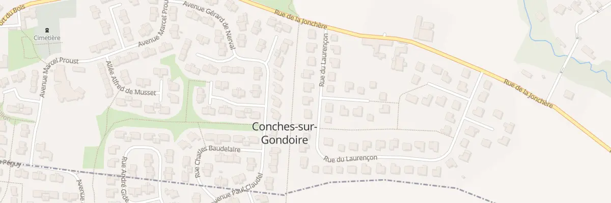 Plan du 12 Rue du Laurençon à Conches-sur-Gondoire