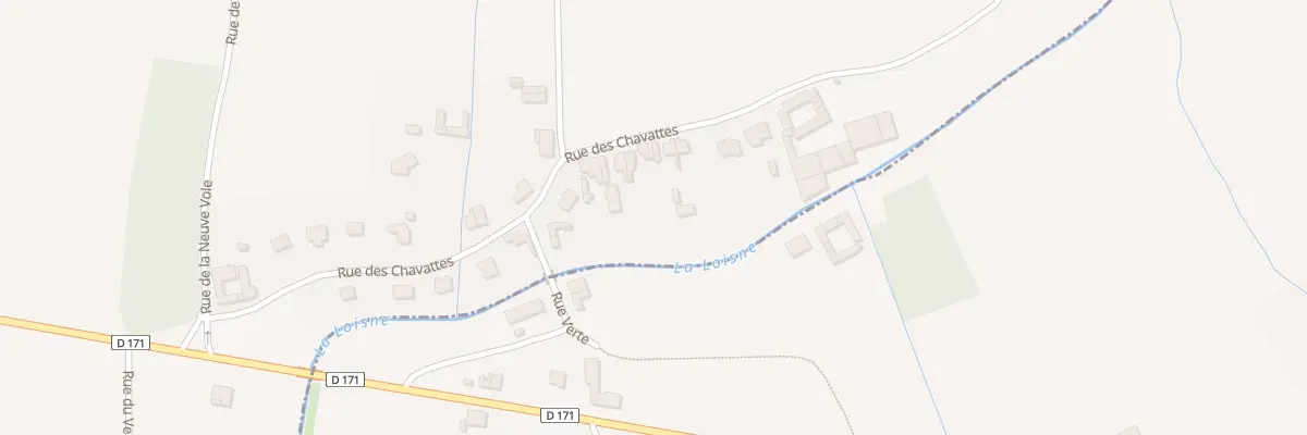 Plan du 1785 Rue des Chavattes à La Couture