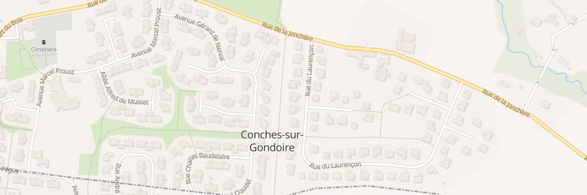 Plan du 10 Rue du Laurençon à Conches-sur-Gondoire