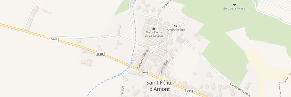 Plan du 28 Village à Saint-Féliu-d’Amont