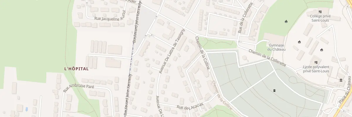 Plan du 51 Av de Lattre de Tassigny à Montargis