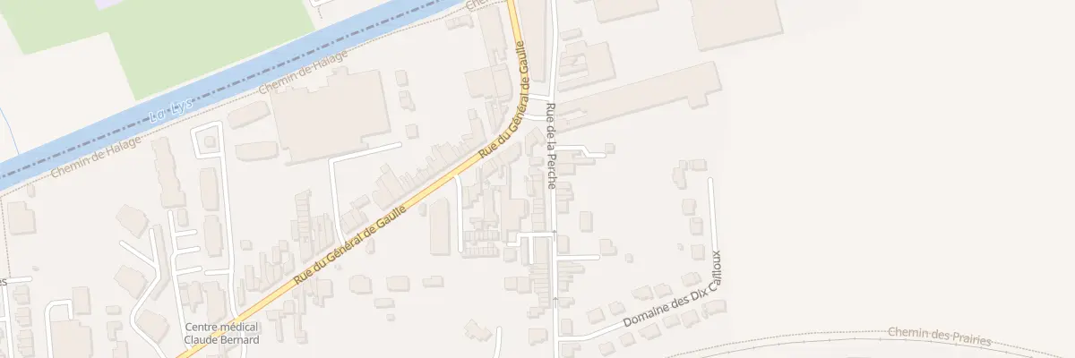 Plan du 6 Rue de la Perche à La Gorgue