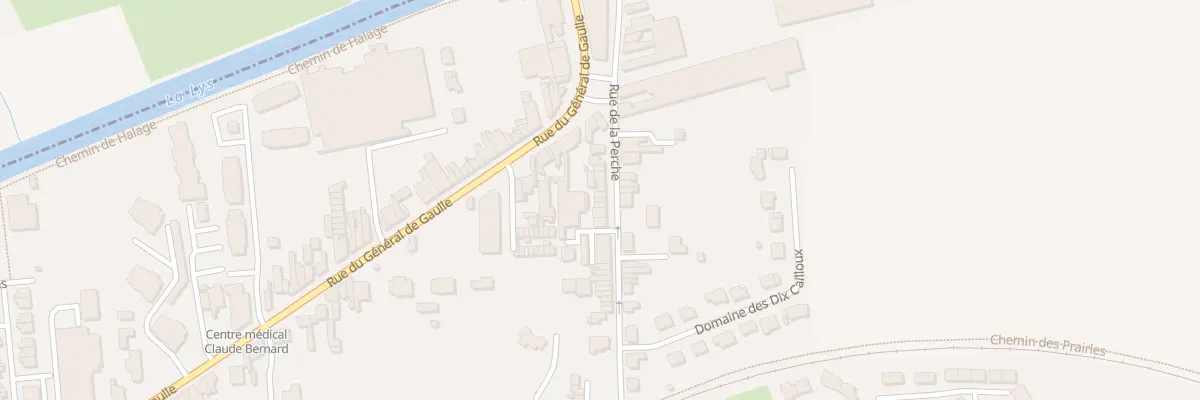 Plan du 12 Rue de la Perche à La Gorgue