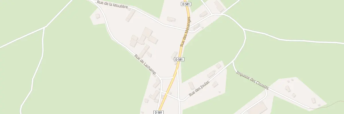 Plan du 5018B Le Bartery à Cisternes-la-Forêt
