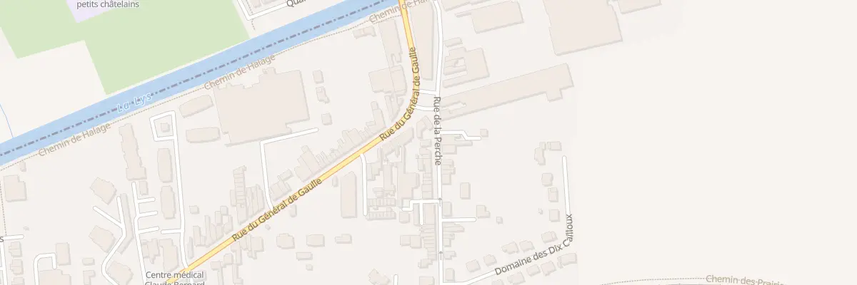 Plan du 4 Rue de la Perche à La Gorgue