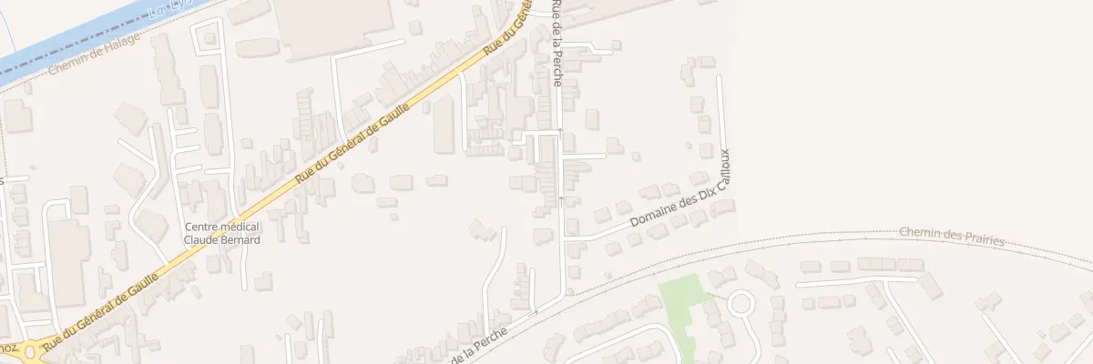 Plan du 30 Rue de la Perche à La Gorgue