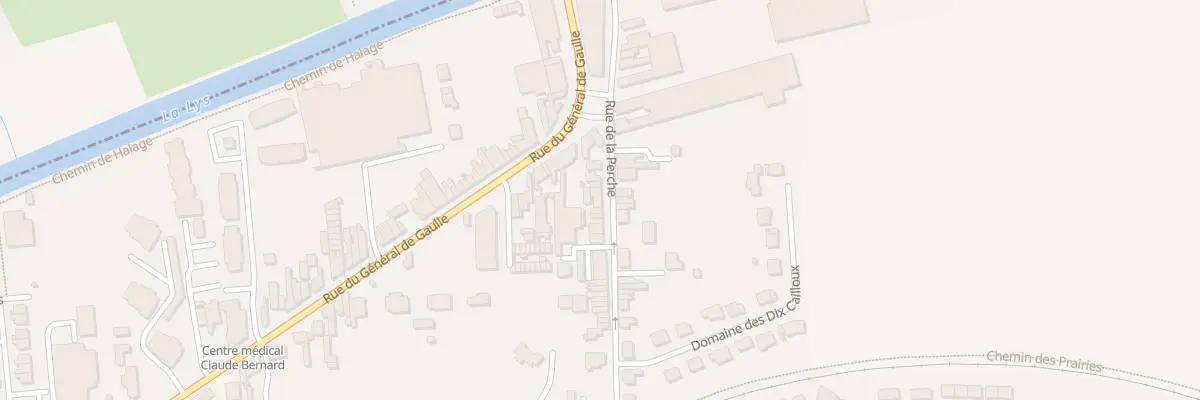 Plan du 8 Rue de la Perche à La Gorgue
