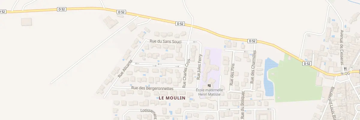 Plan du 7 Rue Charles Cros à Olonzac
