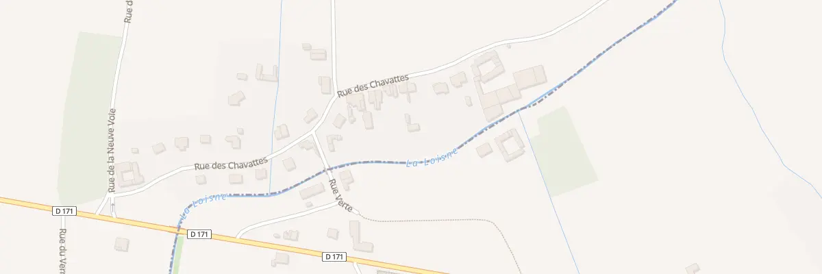 Plan du 1761 Rue des Chavattes à La Couture