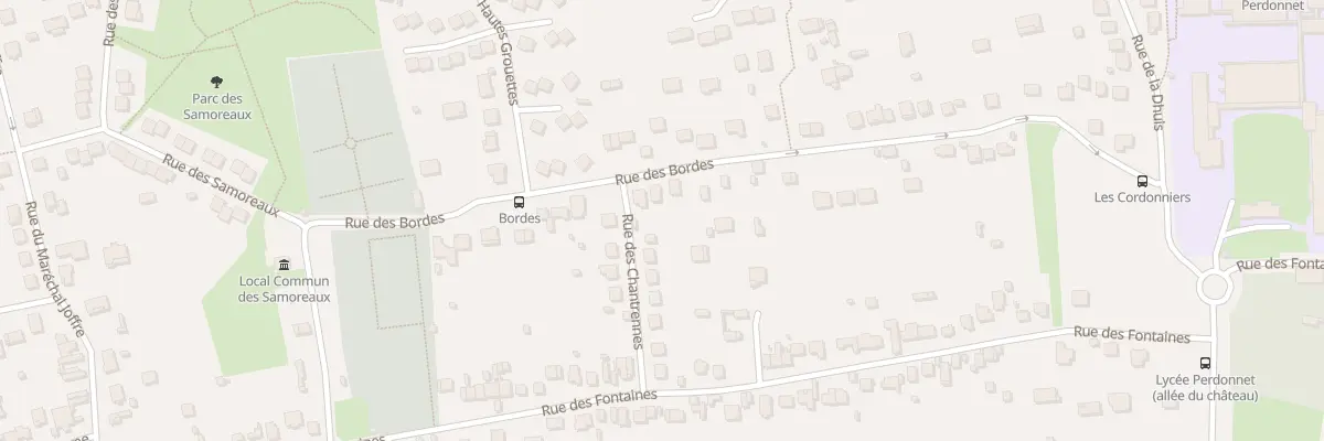 Plan du 34 Rue des Bordes à Thorigny-sur-Marne