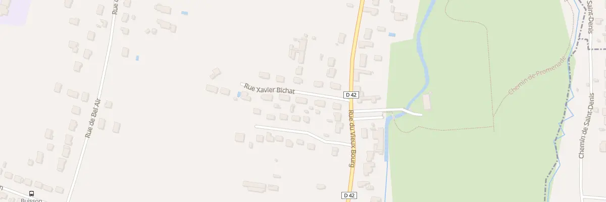 Plan du 5 Rue Xavier Bichat à Villemandeur