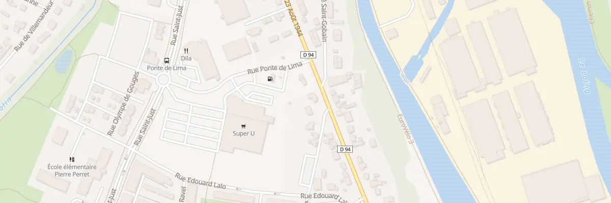 Plan du 44 Rue du 23 Août 1944 à Châlette-sur-Loing