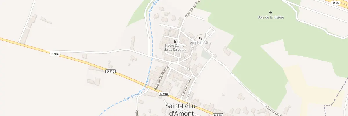 Plan du 2 Rue de l’Eglise à Saint-Féliu-d’Amont
