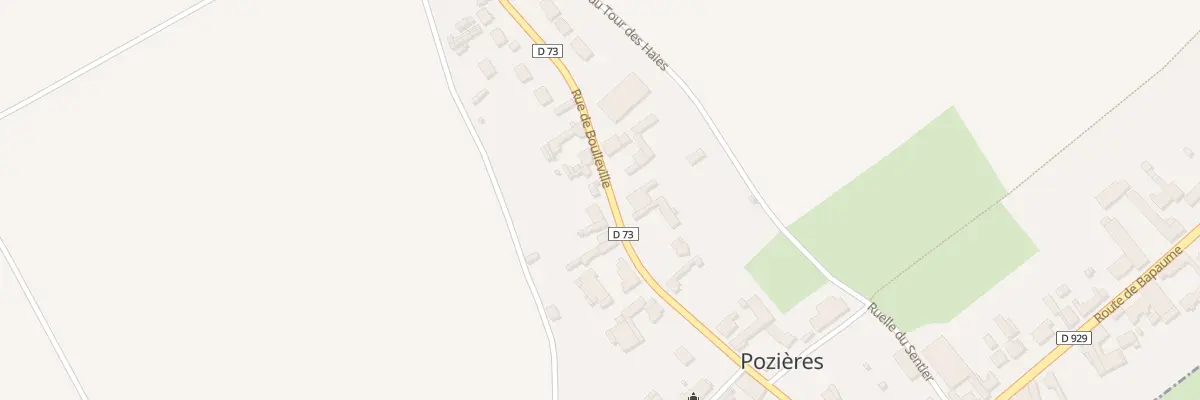 Plan du 183 Rue Boulleville à Pozières