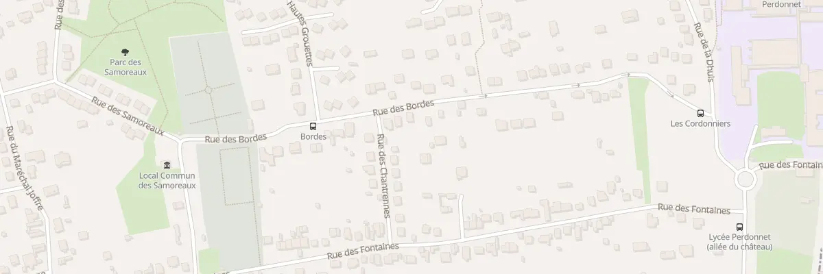 Plan du 36 Rue des Bordes à Thorigny-sur-Marne