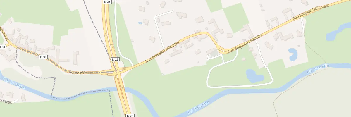 Plan du 70 Rue Briquet Taillandier à Anzin-Saint-Aubin