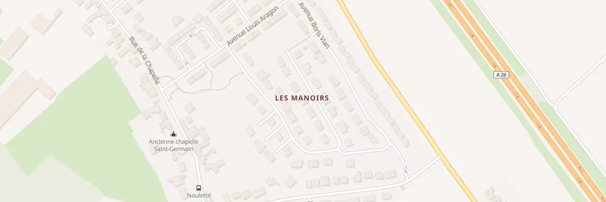 Plan du 12 Rue Barbara à Aix-Noulette