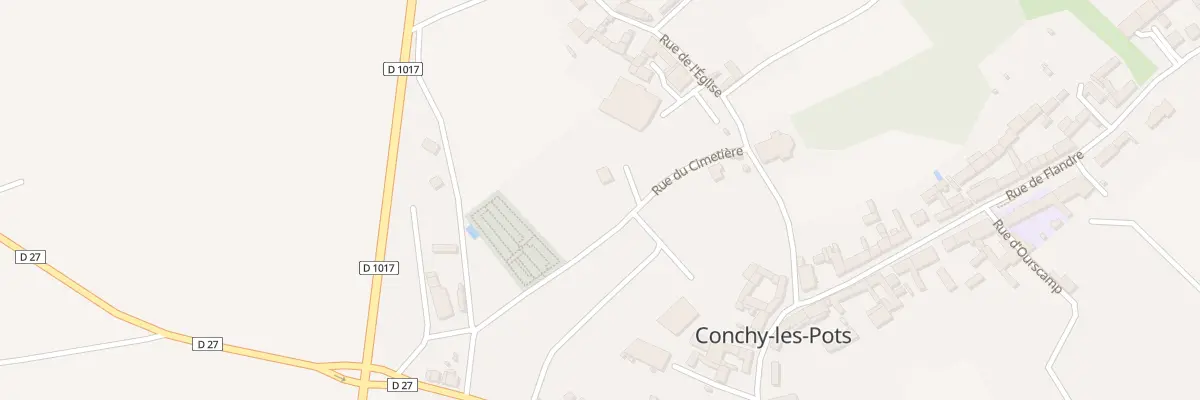 Plan du 10 Rue du Cimetière à Conchy-les-Pots