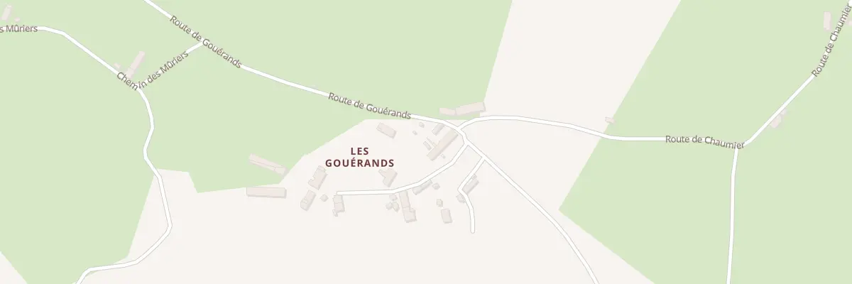 Plan du 1006 Rte des Gouérands à Durdat-Larequille