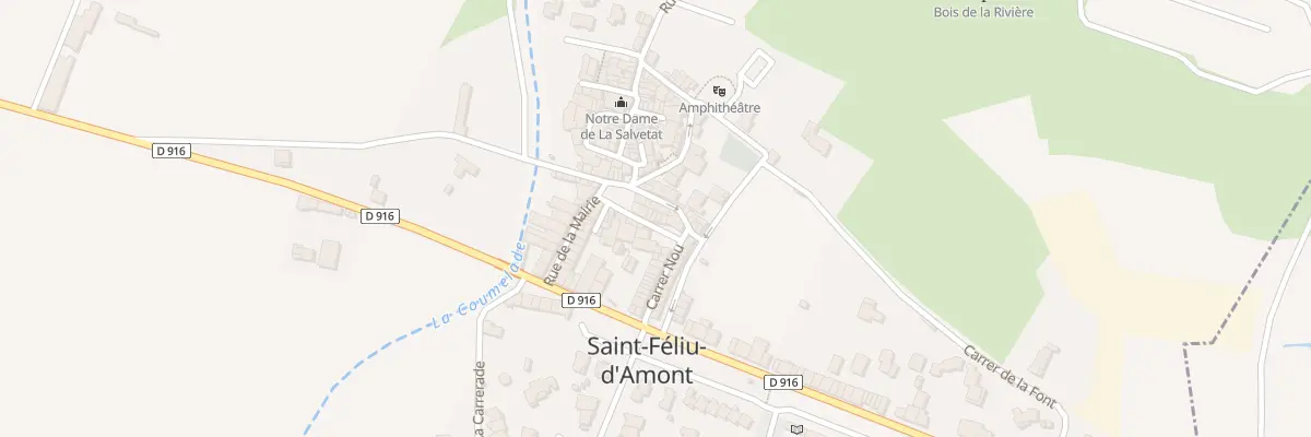 Plan du 60 Village à Saint-Féliu-d’Amont