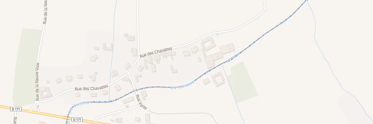Plan du 1727 Rue des Chavattes à La Couture