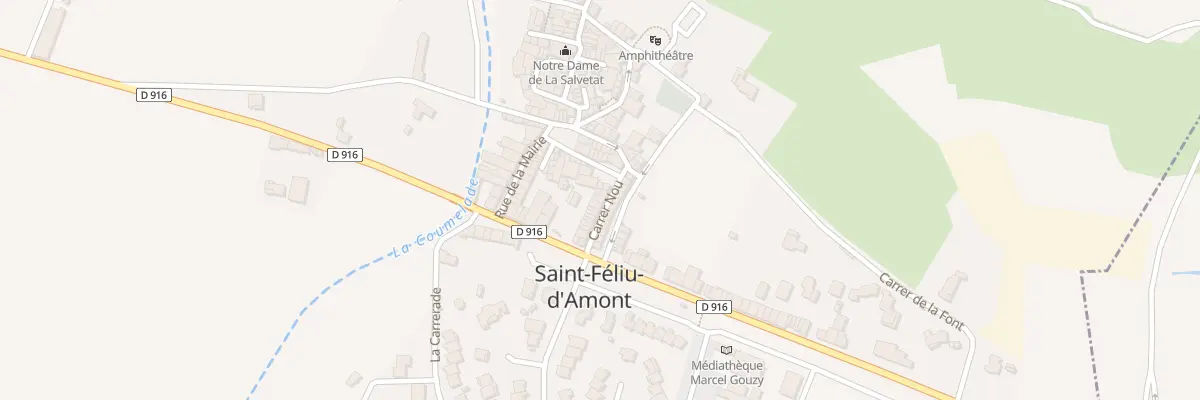 Plan du 53 Village à Saint-Féliu-d’Amont