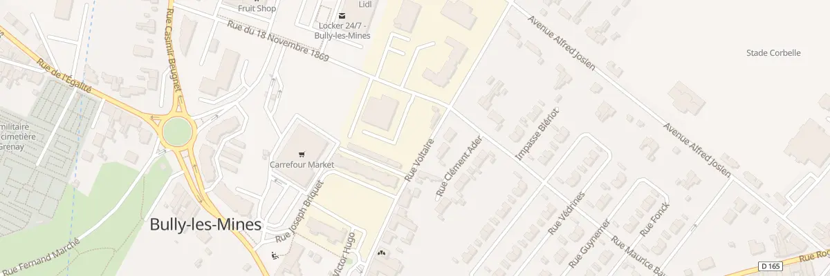 Plan du 1 Rue Voltaire à Bully-les-Mines