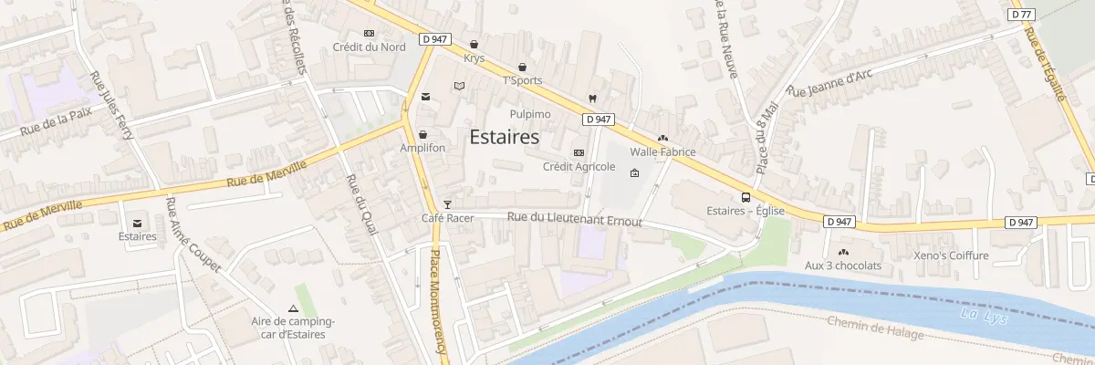 Plan du 13 Rue du Lieutenant Ernout à Estaires