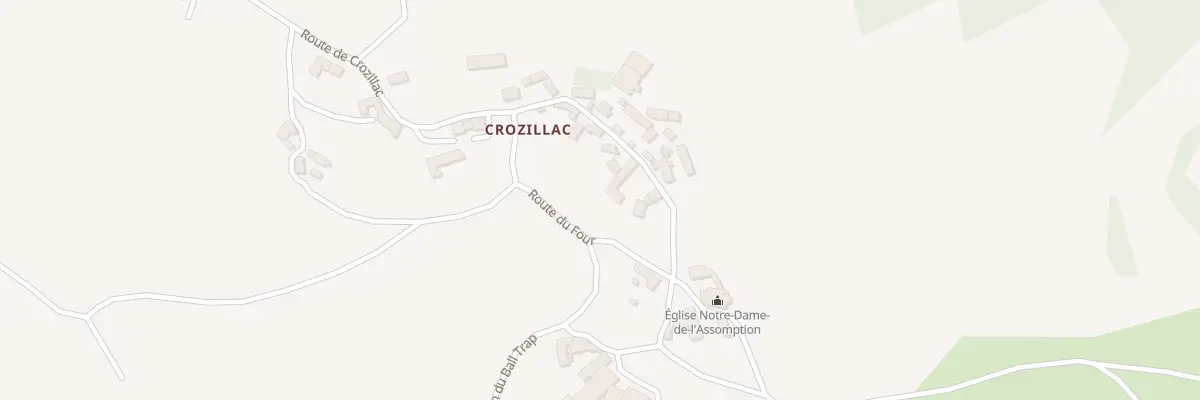 Plan du 5359 Crozillac à Montpeyroux
