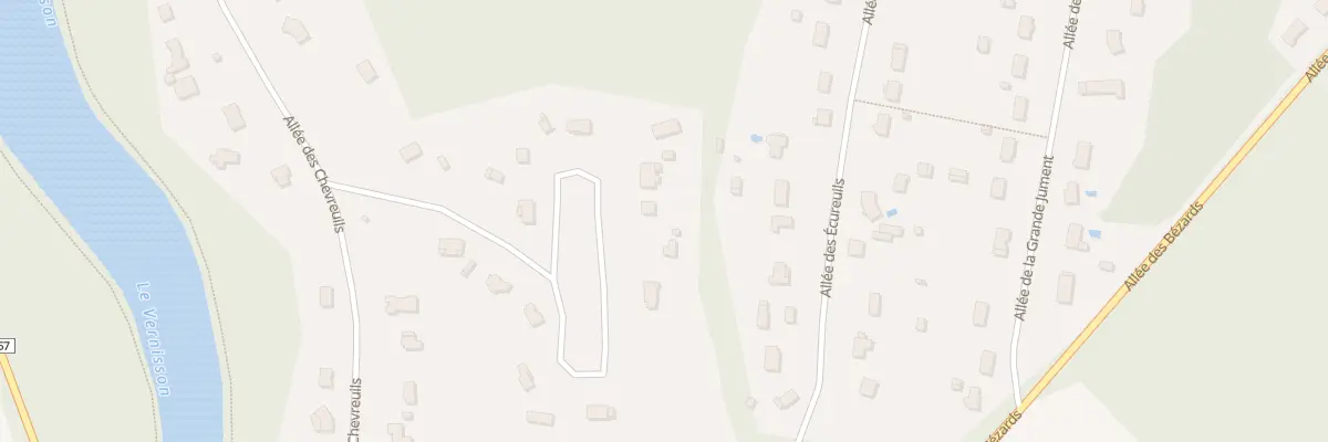 Plan du 40 All des Chevreuils à Boismorand