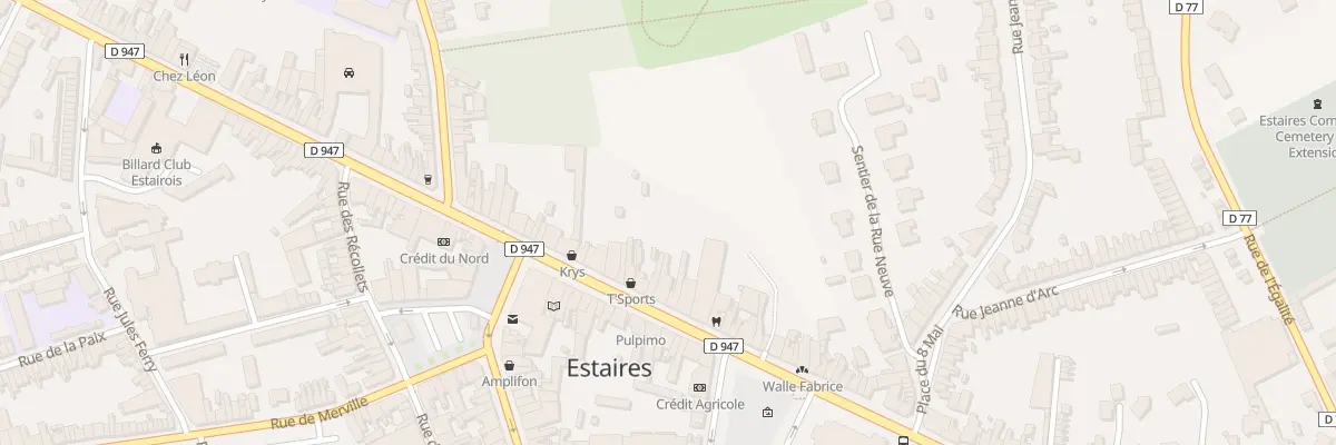 Plan du 37 Rue du General de Gaulle à Estaires