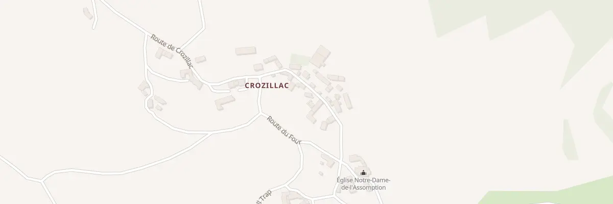Plan du 5201 Crozillac à Montpeyroux