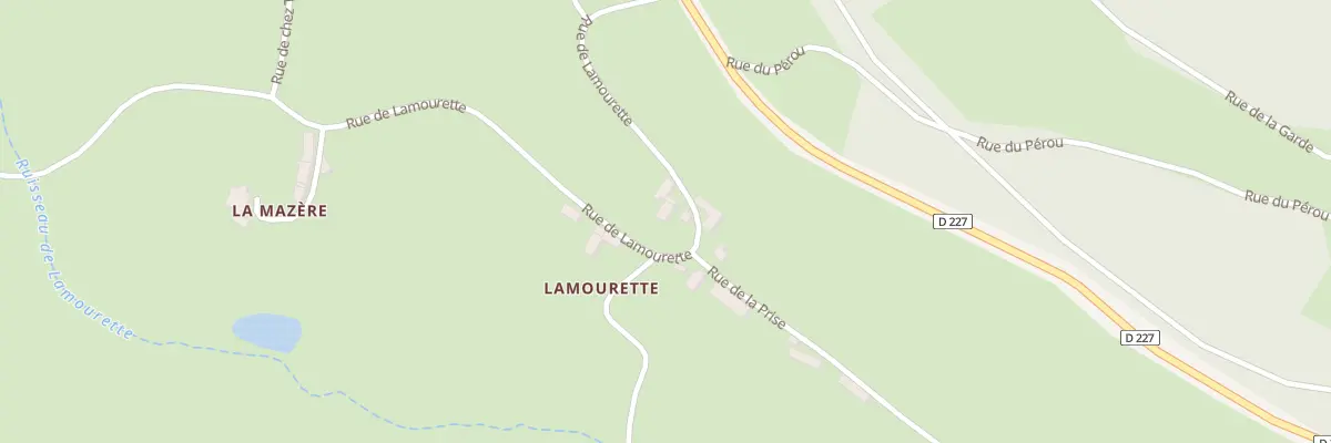 Plan du 5024 Lamourette à La Cellette