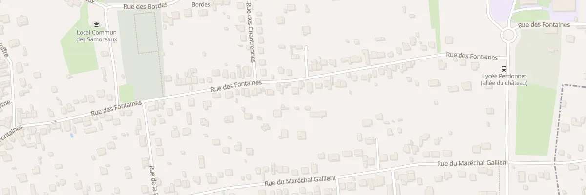 Plan du 74 Rue des Fontaines à Thorigny-sur-Marne
