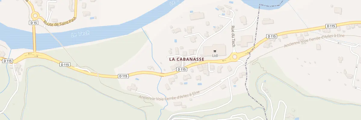 Plan du 122 La Cabanassa à Reynès