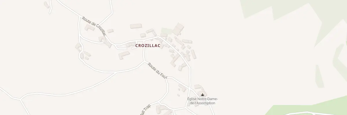 Plan du 5200 Crozillac à Montpeyroux