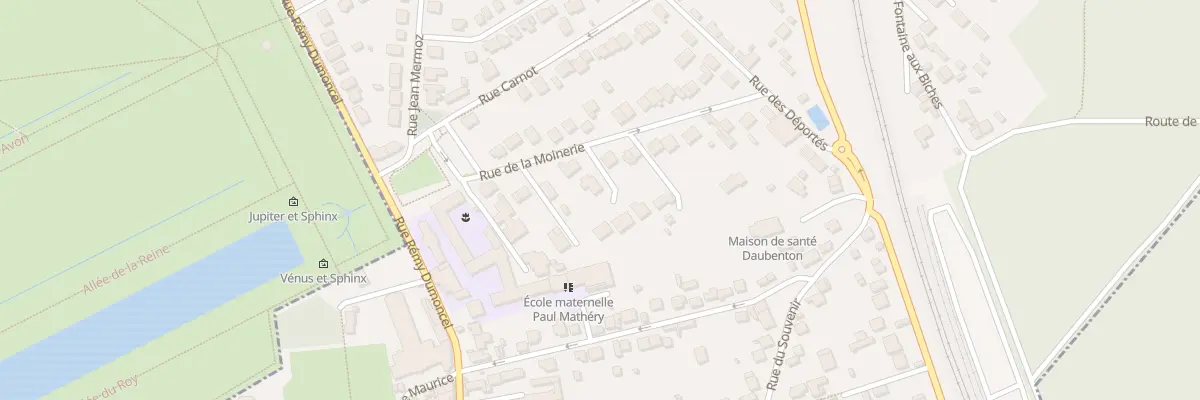 Plan du 12 Rue de la Moinerie à Avon