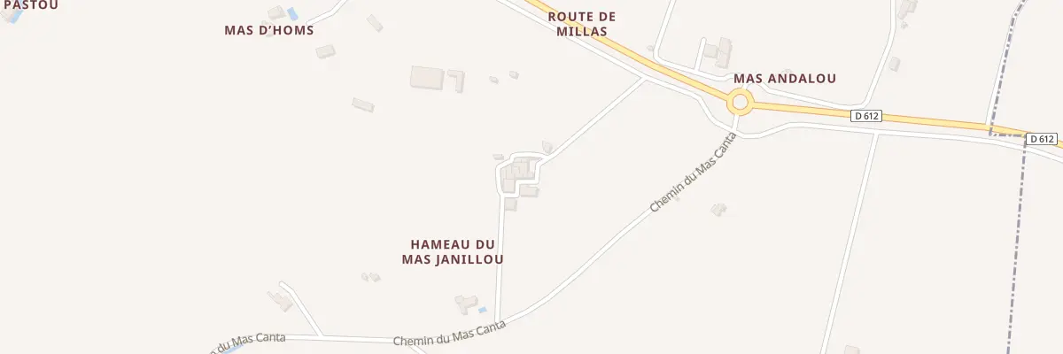 Plan du 22 Pla de Railla à Castelnou