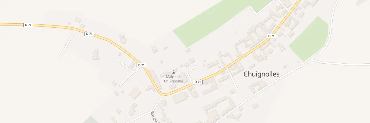 Plan du 1 Imp de l’Eglise à Chuignolles