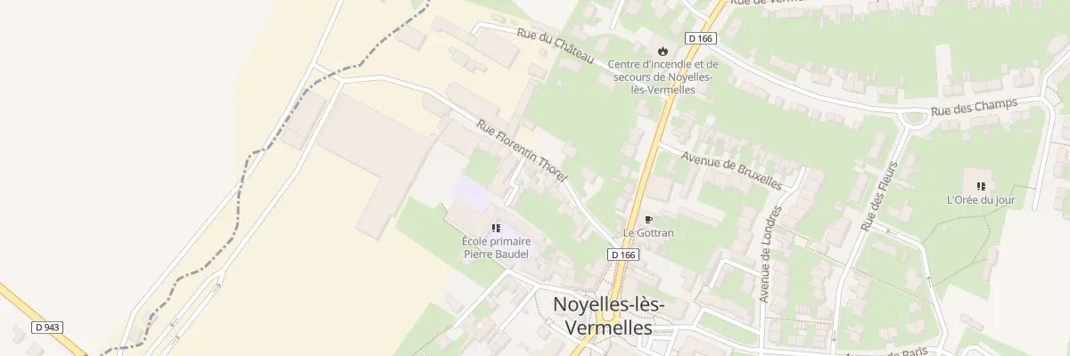 Plan du 13 Rue Florentin Thorel à Noyelles-lès-Vermelles