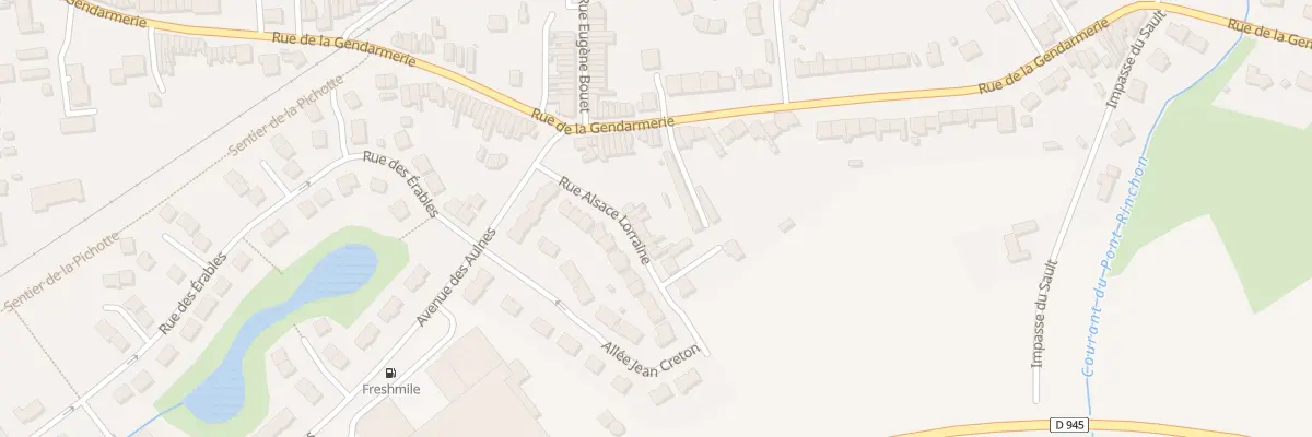 Plan du 4 Rue Alsace Lorraine à La Gorgue