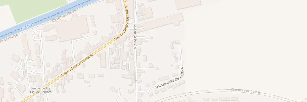 Plan du 11 Rue de la Perche à La Gorgue