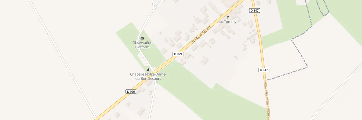 Plan du 259 Rte d’Albert à Pozières