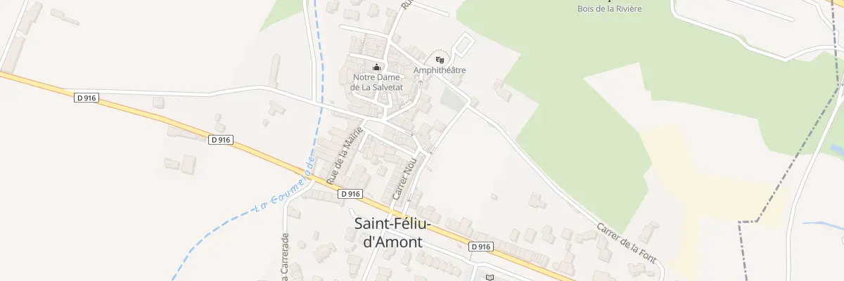 Plan du 111 Village à Saint-Féliu-d’Amont