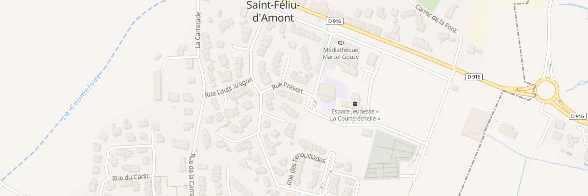 Plan du 5 Rue Prévert à Saint-Féliu-d’Amont