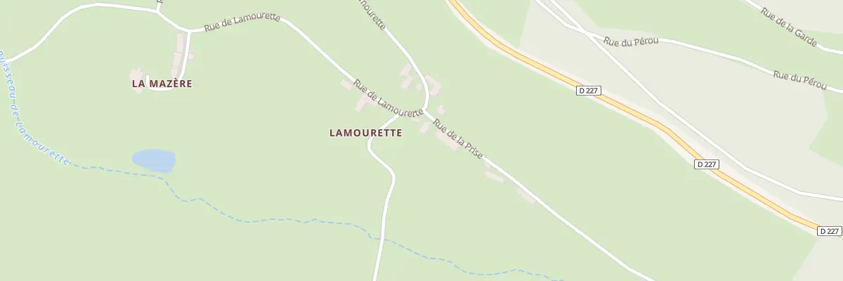 Plan du 5021 Lamourette à La Cellette