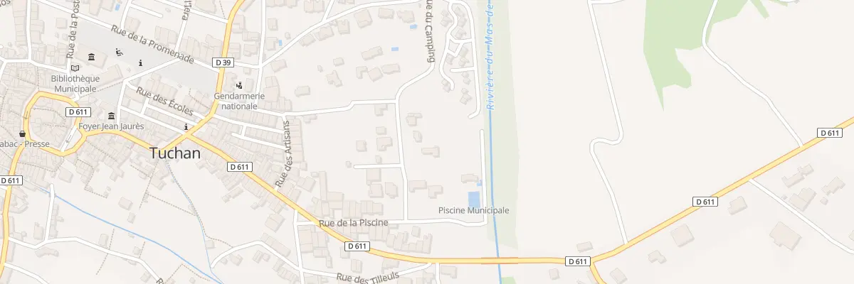 Plan du 8 Rue du Camping à Tuchan